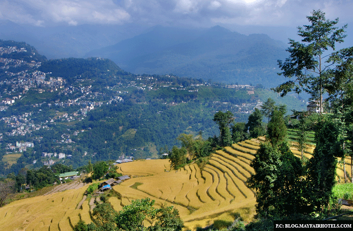 The town of Gangtok